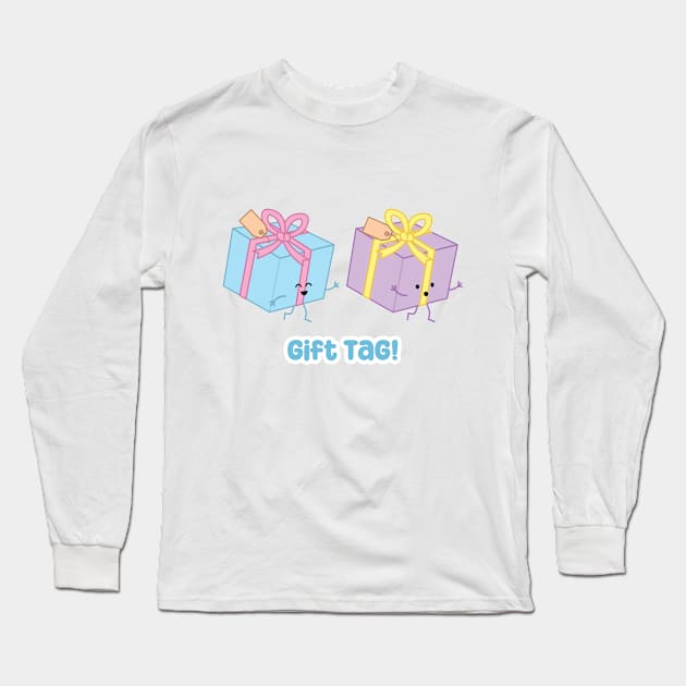 Gift Tag! | by queenie's cards Long Sleeve T-Shirt by queenie's cards